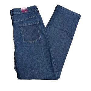 Gloria Vanderbilt Women's Amanda Jeans Stretch Dark Blue Portland Size 12 NWT